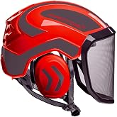 Pfanner Protos Integral Arborist Helmet (Red &amp; Grey)