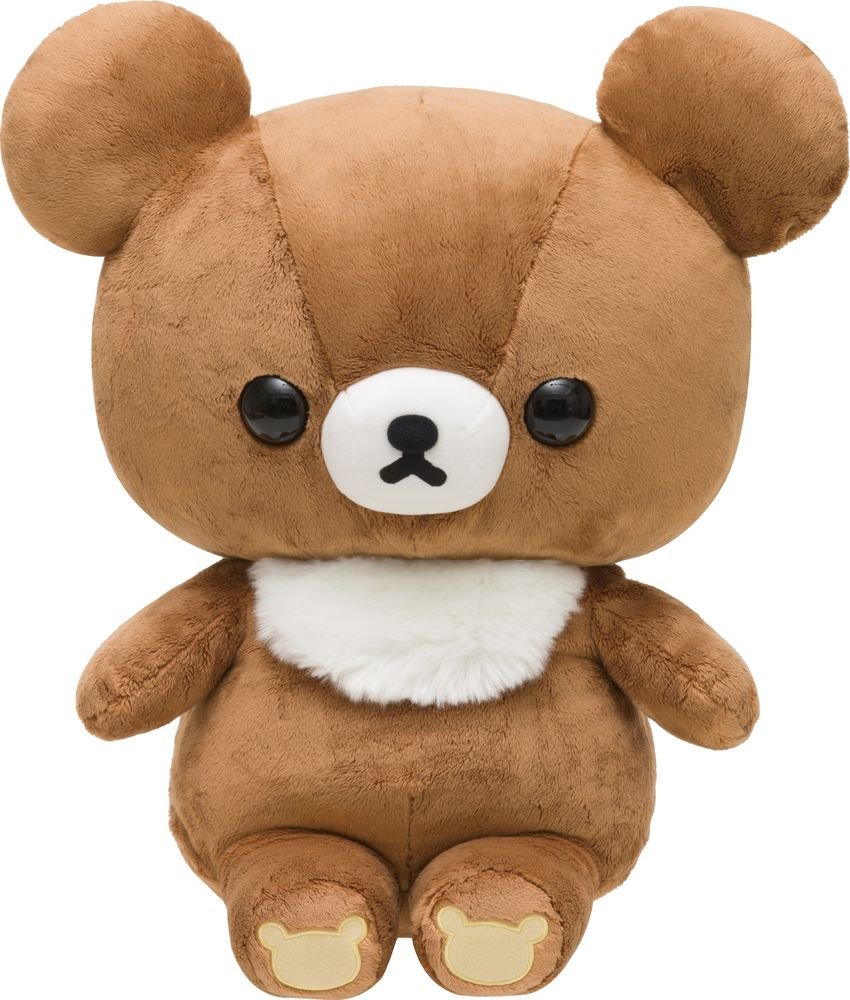Rilakkuma Stuffed Plush 36cm (L) Chairoi Kogumachan "Living Swowly Everyday Rilakkuma" MR94401