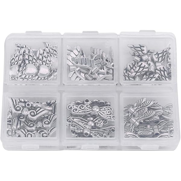 PH PandaHall 160pcs 8 Styles Breloques d'aile d'ange, Perles d'ailes en Alliage de Style Tibétain pour Boucle d'oreille Bracelet Pendentifs Collier Bijoux Bricolage Fabrication Artisanale, Or