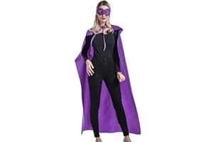 KIDSFERE Adult Superhero Cape and Mask - Halloween Costume Adult Cape Cloak Superhero Theme Day Costume Dress Up Party Capes