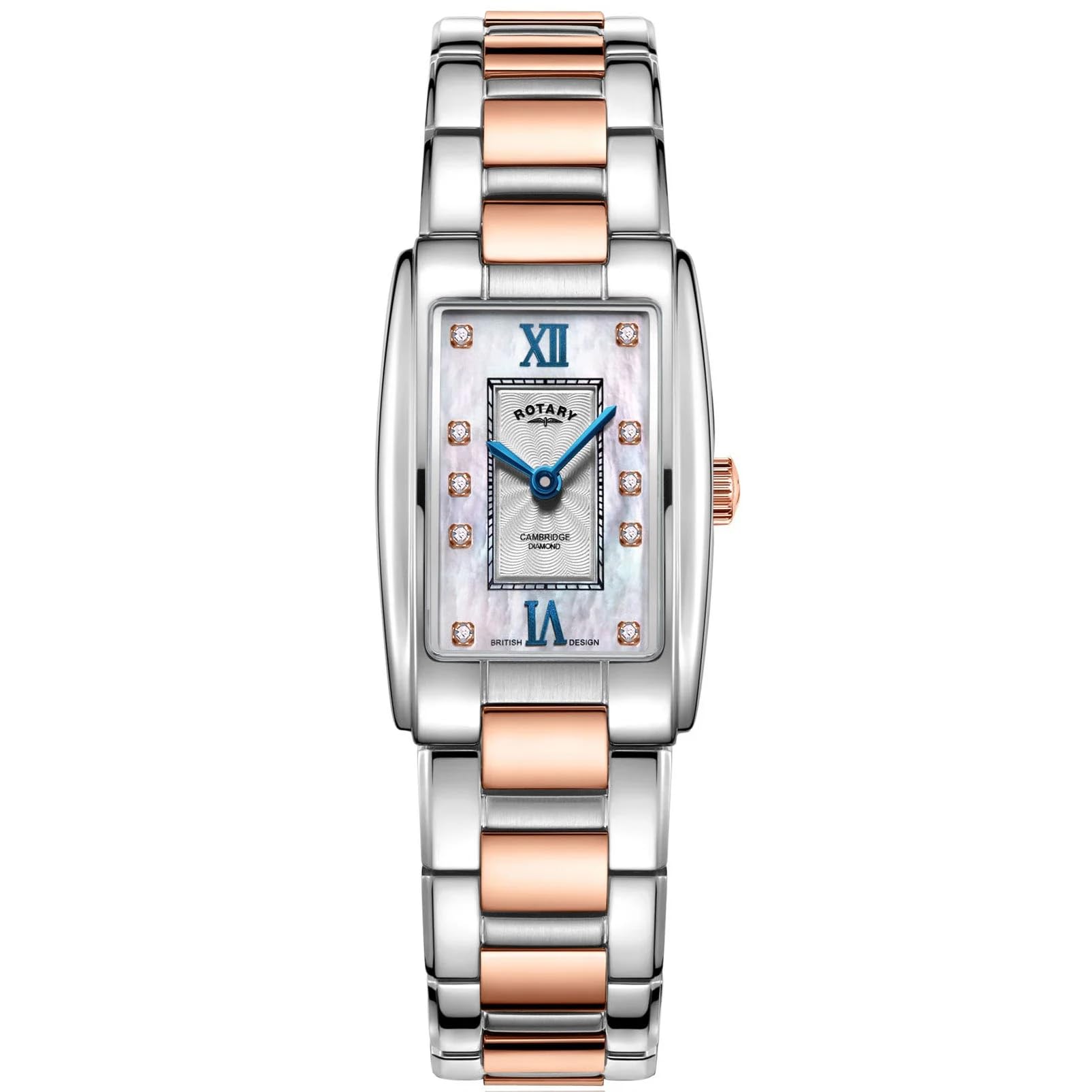 Rotary Cambridge Ladies White Watch LB05437/07/D