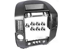G-PLUS Center Dash Bezel Finisher Panel Compatible with 2004-2006 Nissan Titan/ 2005-2006 Nissan Armada/ 2004 Nissan Pathfinder Armada Radio AC Instrument Panel Lid 682577S000