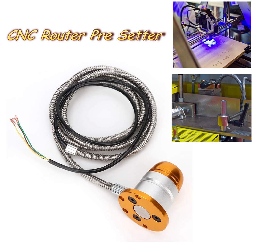 Pre Setter Tool Setter,IP67 5mm 0.001mm Accuracy Automatic Tool Setting Gauge,with 4 2m oil proof cable,for CNC Router Engraving Machine - Image 4