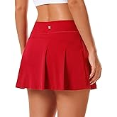 Stelle Women Tennis Skirt Golf Skorts Athletic High Waisted with Pockets Inner Shorts Sport Workout Pleated Pickleball