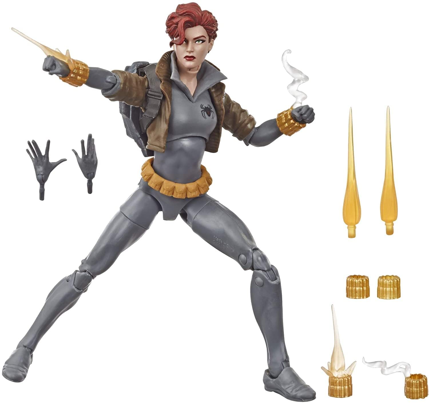 MARVEL Hasbro Legends Series 15-cm Collectible Black Widow Action Figure Toy, Premium Design, Accessories, Ages 4 And Up
