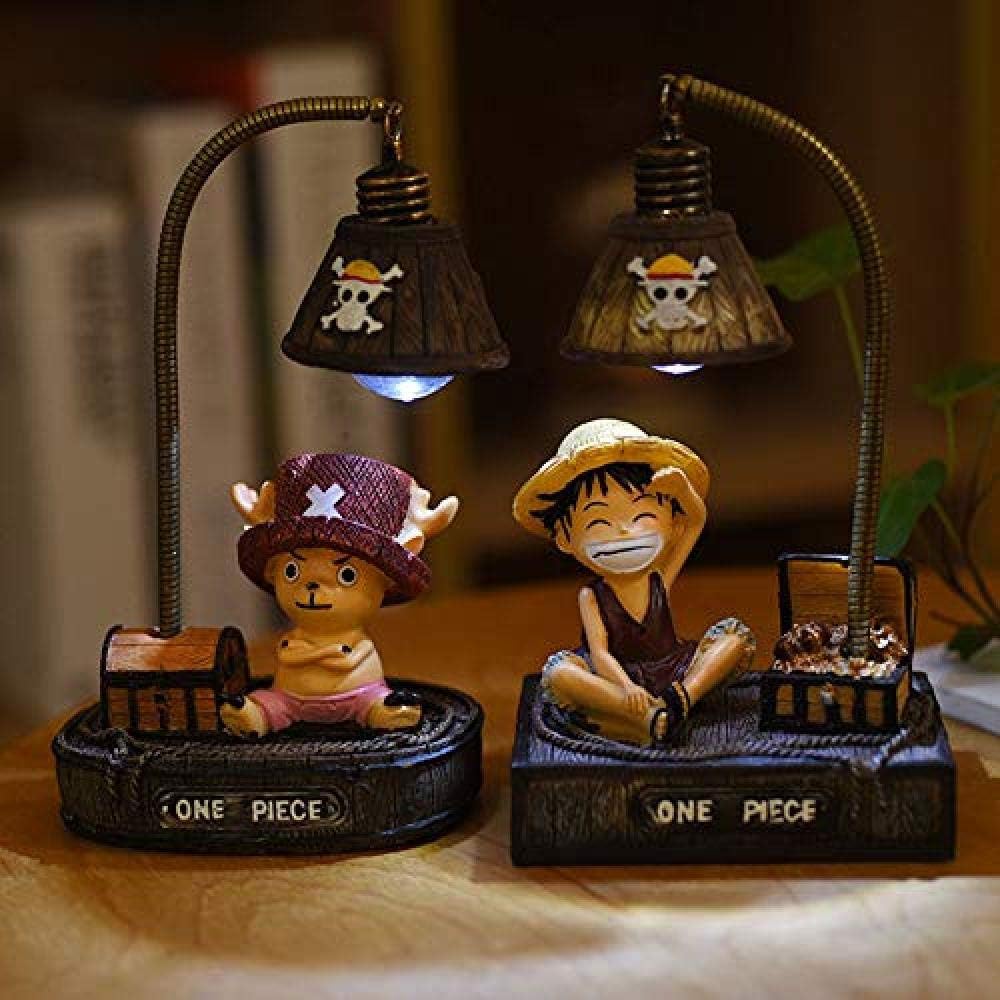 RHJJIPSD Anime Figures,Cartoon Character One Piece Children Room / Living Room Led Night Light Lamp Bedside Lamp Table Lamp Decoration-Chopper