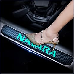 kaiweiqin 4Pcs Car Door Sill Scuff Plate Cover for