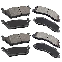 cciyu D1414 D1790 Front & Rear Brake Pads For Ford