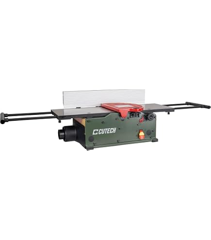 Cutech 40180HB 8-Inch Spiral Cutterhead Benchtop Jointer with