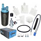 QFS 255LPH In-Tank Performance Fuel Pump Replacement for Suzuki GSX-R600, GSX-R600Z, GSX-R750, GSX-R1000, GSX1400, Hayabusa 1300 GSX1300R, SV1000, V-Strom 1000, 1999-2007