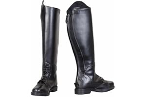 TuffRider Kid's Starter Back Zip Field Boots in Synthetic Leather