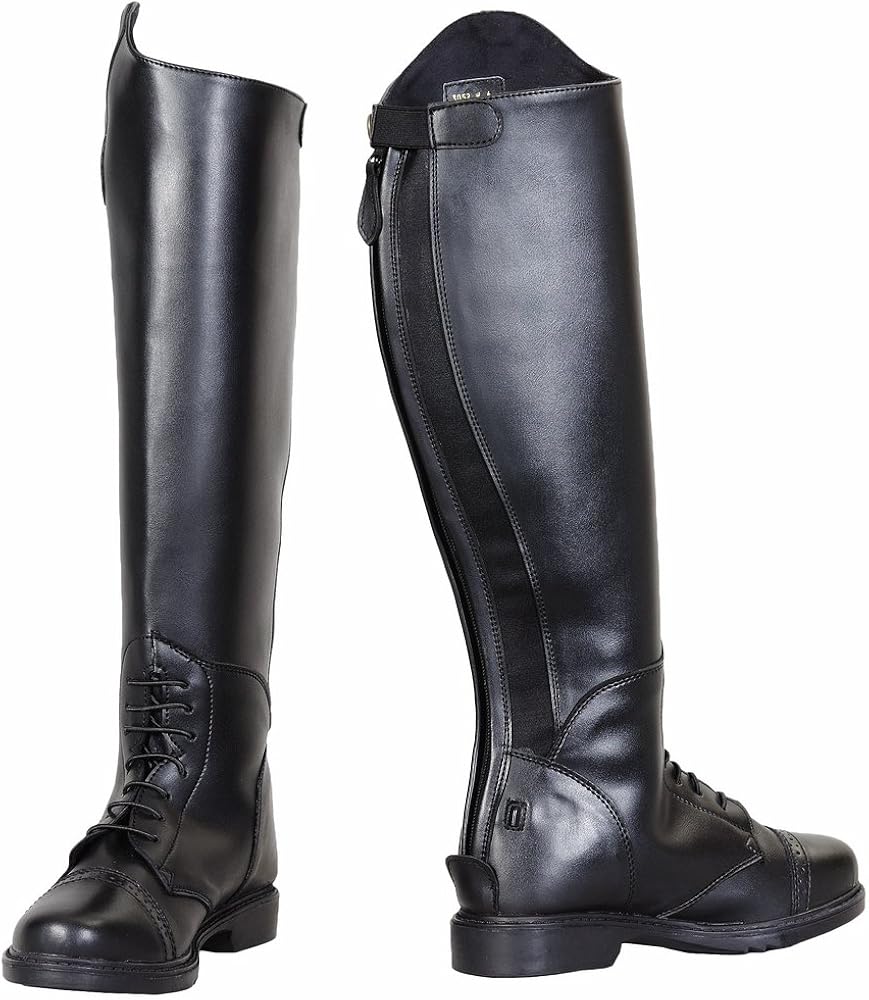 synthetic riding boots