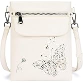 KITEVIUN Crossbody Bags for Women Vegan Leather Cross Body Purse with Adjustable Strap Multiple Pockets Shoulder Handbags