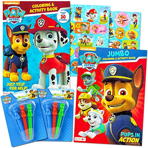 Paw Patrol Coloring Book Super Set -- 2 Coloring and Activit