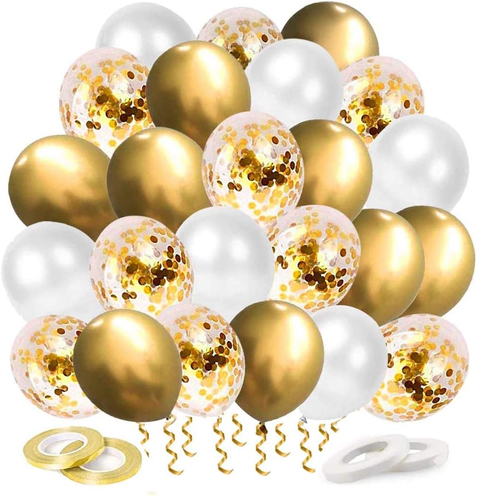 7 Rotoli Nastro Metallico Arricciato Per Palloncini | 100 Metri Cad. Oro, Argento, Rosso, Verde, Blu, Viola, Rosa | 700m Totali