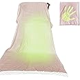 Thermochromic Heat Reactive Fabric Temperature-Sensitive Color-Changing Cloth Ideal for DIY Home & Commercial Use in Garments, Crafts, Curtains, Tablecloths (Light Brown to Green)