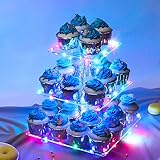 weddingwish Pastry Stand 3 Tier Acrylic Cupcake