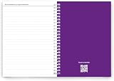Lifestyle Planners Better Health Journal A5 104 undated pages Purple view 4
