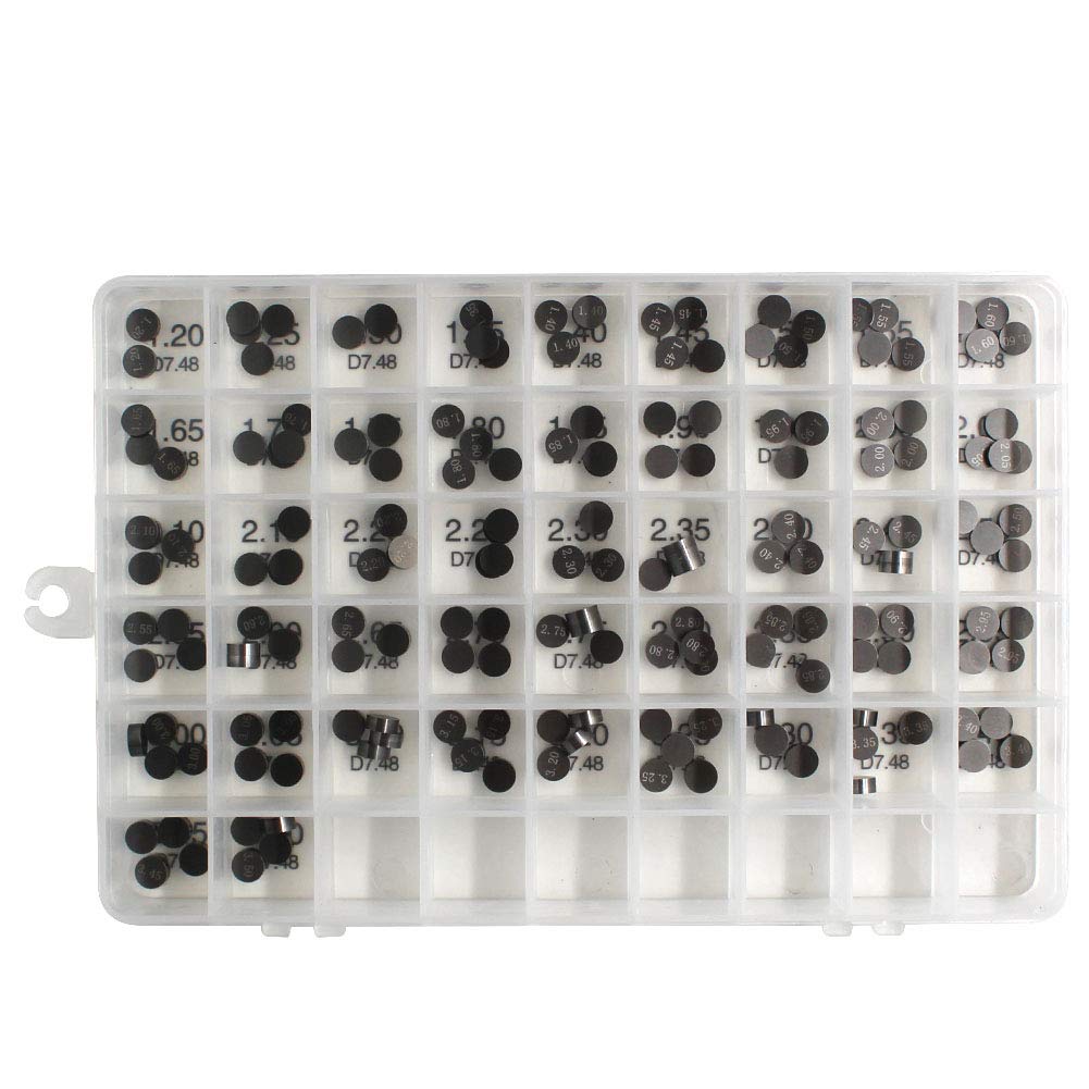 Automotive Road Passion 7.48mm Valve Shim Kit 1.20mm3.50mm Ajustment