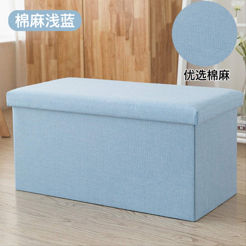 Puede Hacer Taburete Sofá para Taburete De Zapato 40 x 25 x 25cm Aqua