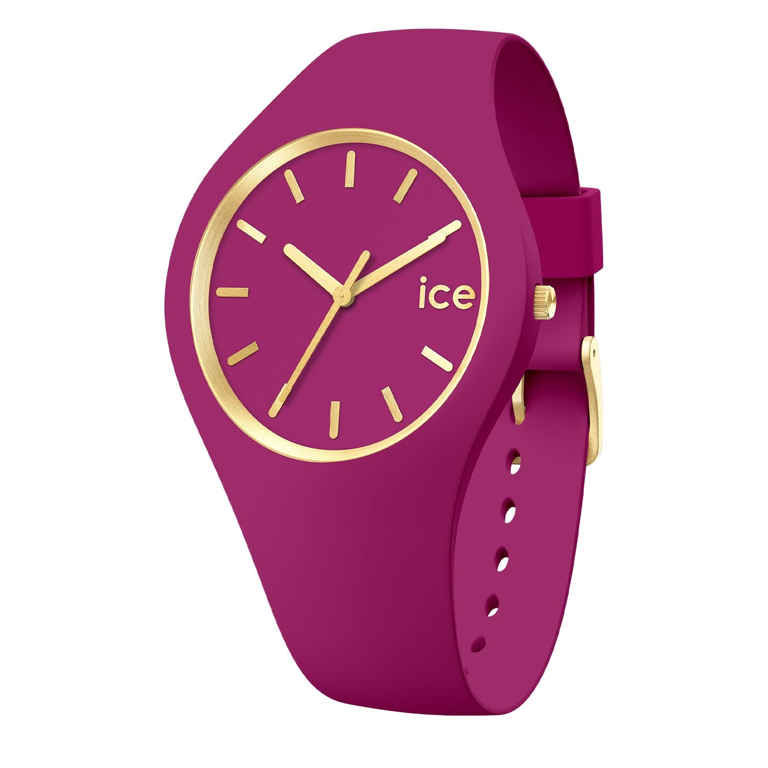 ICE-WATCH - ICE glam brushed Orchid - Women's wristwatch with silicon strap - 020541 (Medium)