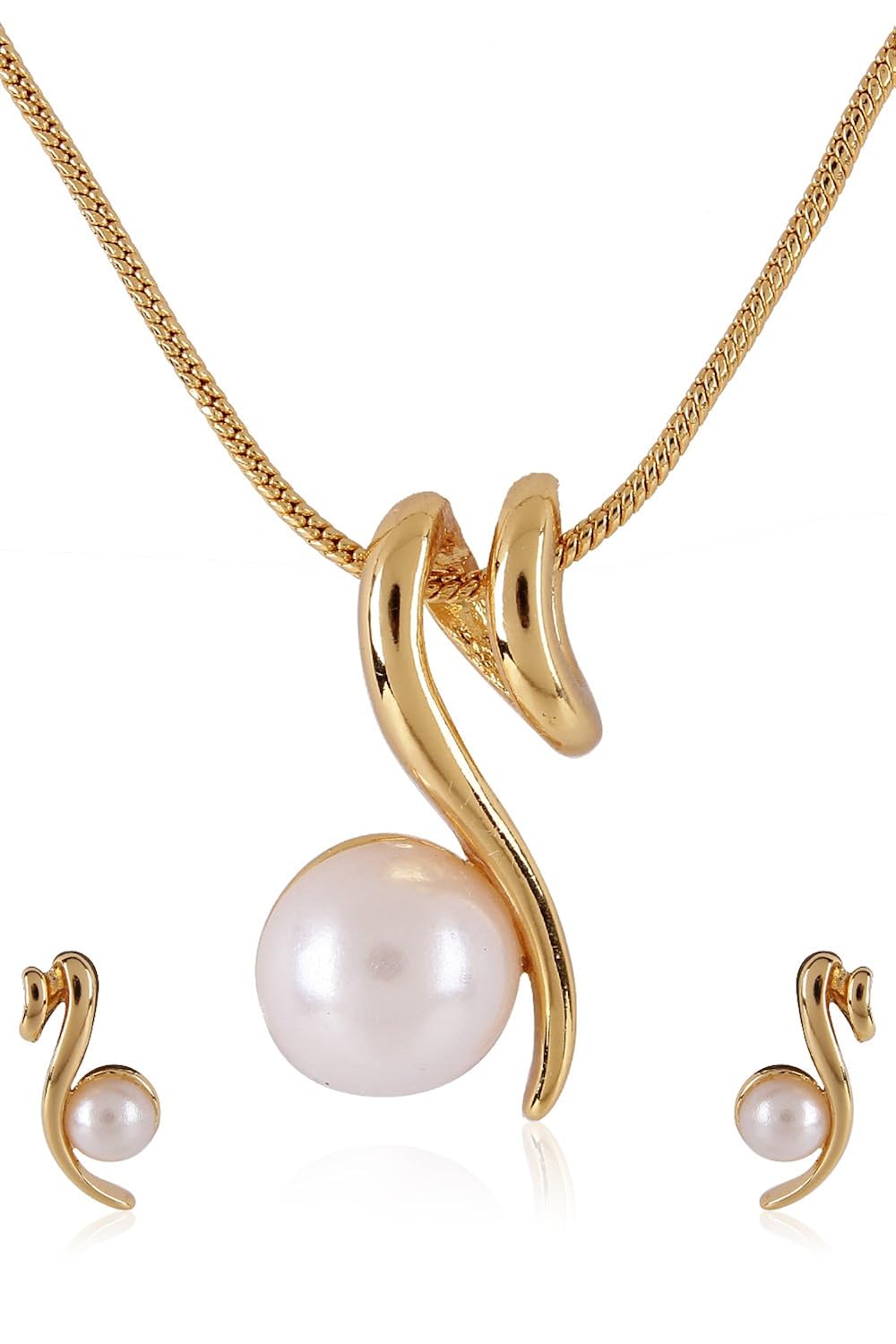 Buy Estelle Necklace With Earring at Amazon.in