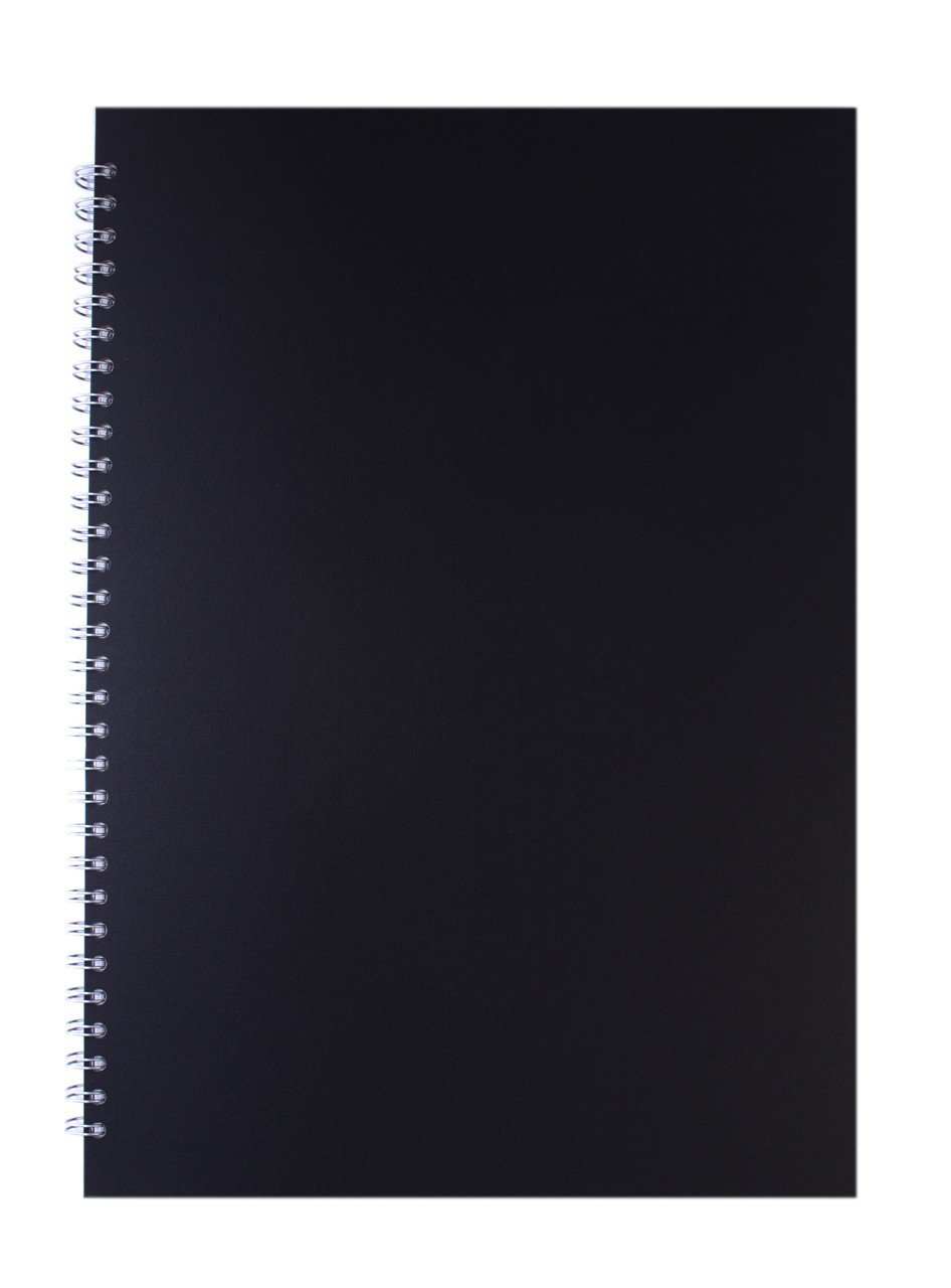 Pink Pig A3 Portrait Display Book | 270gsm Black Card, 25 Leaves | Economy Black