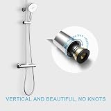 OFFO 3m Shower Hose Stainless Steel Anti-Kink High Pressure Chrome view 2