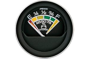 Faria Beede Instruments Beede 13012 Coral Battery Condition Indicator (12 VDC) - 2"", Black