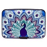 RFID Blocking Aluminum 7 Slots RFID Wallets Case for Women & Men Card Holder for ID Credit Cards Protector，Slim Design Fits in Front Pocket,Theft Proof Credit Card Holder（ 2019 Upgraded