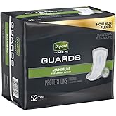 Depend Men Guards Maximum Absorbency - 52 Ea, Pack of 2