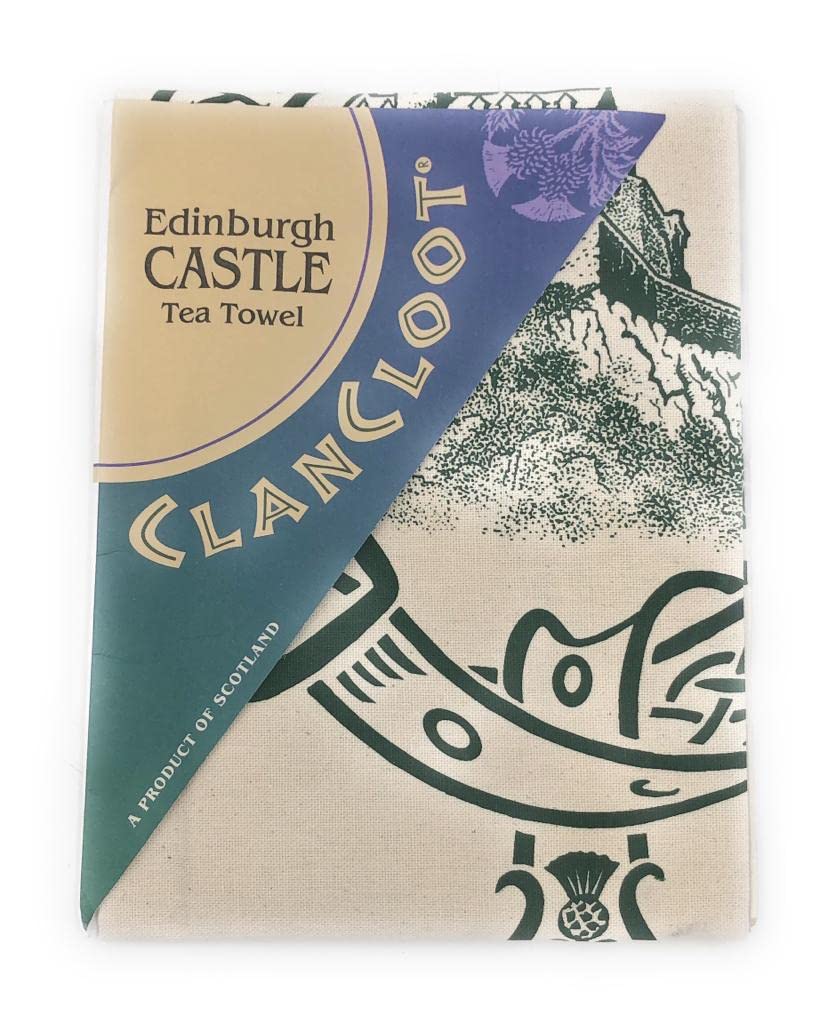 BRAW CLANS TARTANS Clan Tea Towel - The Ultimate Guide for your Kitchen – Absorbent, Stylish, Functional and Fashionable Trendy Tea Towel - Made in Scotland — image 1