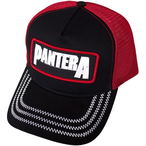 PANTERA COWBOYS FROM HELL ベースボールキャップ Cowboys From Hell Flat Bill FlexFit Pantera Hat Black Fitted