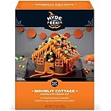 Hyde & EEK Moonlit Cottage Chocolate Cookie House Kit! Halloween Chocolate Cookie House! Pre-Baked And Easy To Assemble! Hall