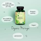 Vegavero Organic Moringa Oleifera Tablets 2000 mg 180 Vegan Non-GMO view 2