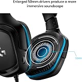 Logitech G432 Wired Gaming Headset 7.1 DTS Headphone:X 2.0 50mm Drivers view 4