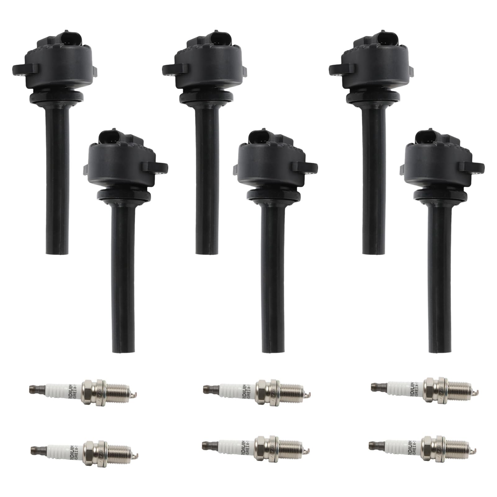 Photo 1 of Autodevil UF252 Ignition Coil Pack Iridium Spark Plugs Set of 8 Compatible with Isuzu Amigo Axiom Rodeo Trooper Honda Passport 3.2L 3.5L V6 Replacement UF251 8190052500 8190052501