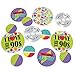 Big Dot of Happiness 90's Throwback - 1990s Party Giant Circle Confetti - Party Decorations - Large Confetti 27 Count