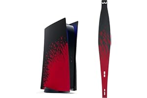 ZOKNES New Version 2.0-PS5 Dust Cover Net for PS5 Console - Dustproof Heatsink Barrier for Playstation 5 Optical Drive/Digital Edition - Protects Against Pets Hair and Dust (Spider)