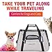 CFY Pet Travel Carriers Bag Soft-Sided Pet Portable Bag Airline Approved