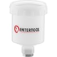 Amazon.com : INTERTOOL Paint Gun Cup, HVLP, 125 ml / 125cc, Mini, М14 х