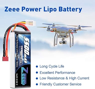 Amazon Com Zeee 7 4v 100c 5200mah 2s Lipo Battery With Deans T Connector For Rc Car Truck Vehicle Buggy Losi Traxxas Slash 2 Pack Toys Games