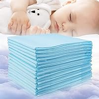 Baby Disposable Changing Pad, 20Pack Soft Waterproof Mat, Portable Diaper Changing Table & Mat, Leak-Proof Breathable Underpa