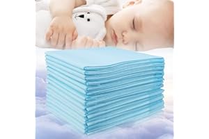 Zdolmy Baby Disposable Changing Pad, 20Pack Soft Waterproof Mat, Portable Diaper Changing Table & Mat, Leak-Proof Breathable Underpads Mattress Play Pad Sheet Protector(13'' 18'')