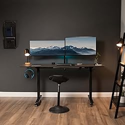 VIVO Full Motion Dual Monitor Desk Mount Clamp