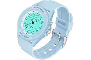 PROKING Waterproof Nurse Watch for Medical Professionals,Women Men, 24 Hour with Second Hand, Night Light, Military Time Easy to Read Dial, Soft and Breathable Silicone Band