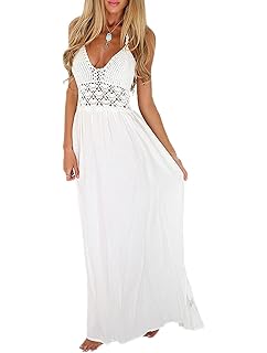 white halter dress maxi