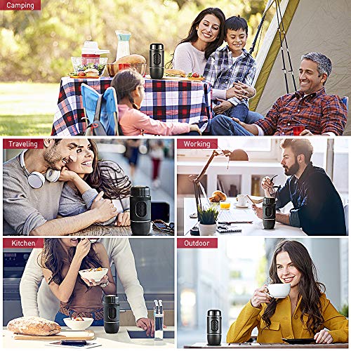 STARESSO Tragbare Espressomaschine Mini Manuelle Kaffeemaschine mit Reichhaltiger und Dicker Crema Kompatibel mit… – Bild 7