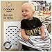 Nursing Breastfeeding Cover 5-in-1 Multi-Use Scarf – Breathable Stretchy Fabric – Convertible Nursing Cover, Baby Car Seat Canopy, Infinity Scarf – Breastfeeding Cover for Boys & Girls Stripe