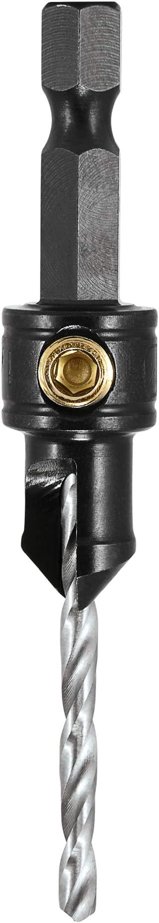Trend Snappy Adjustable Countersink Drill Bit 9.5mm HSS No.8 No.10 Screws 1/4